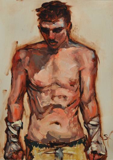 Print of Expressionism Men Paintings by Scott French