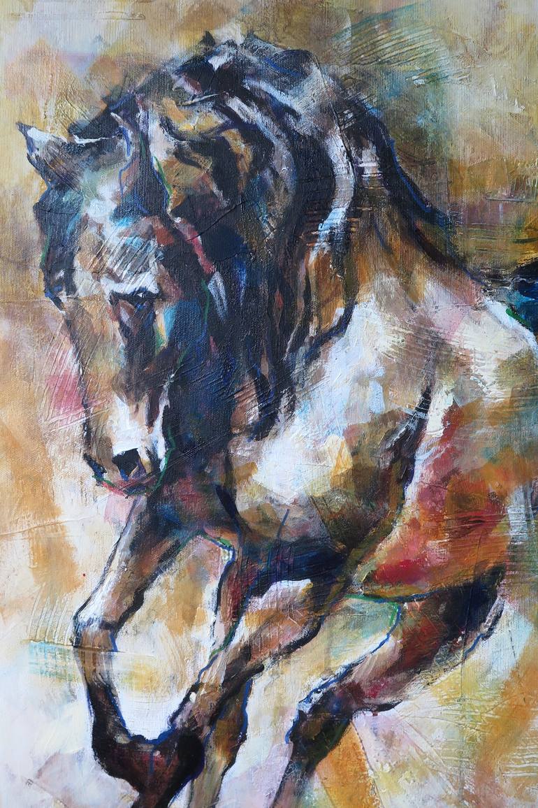 Original Expressionism Animal Painting by Lubomir Korenko