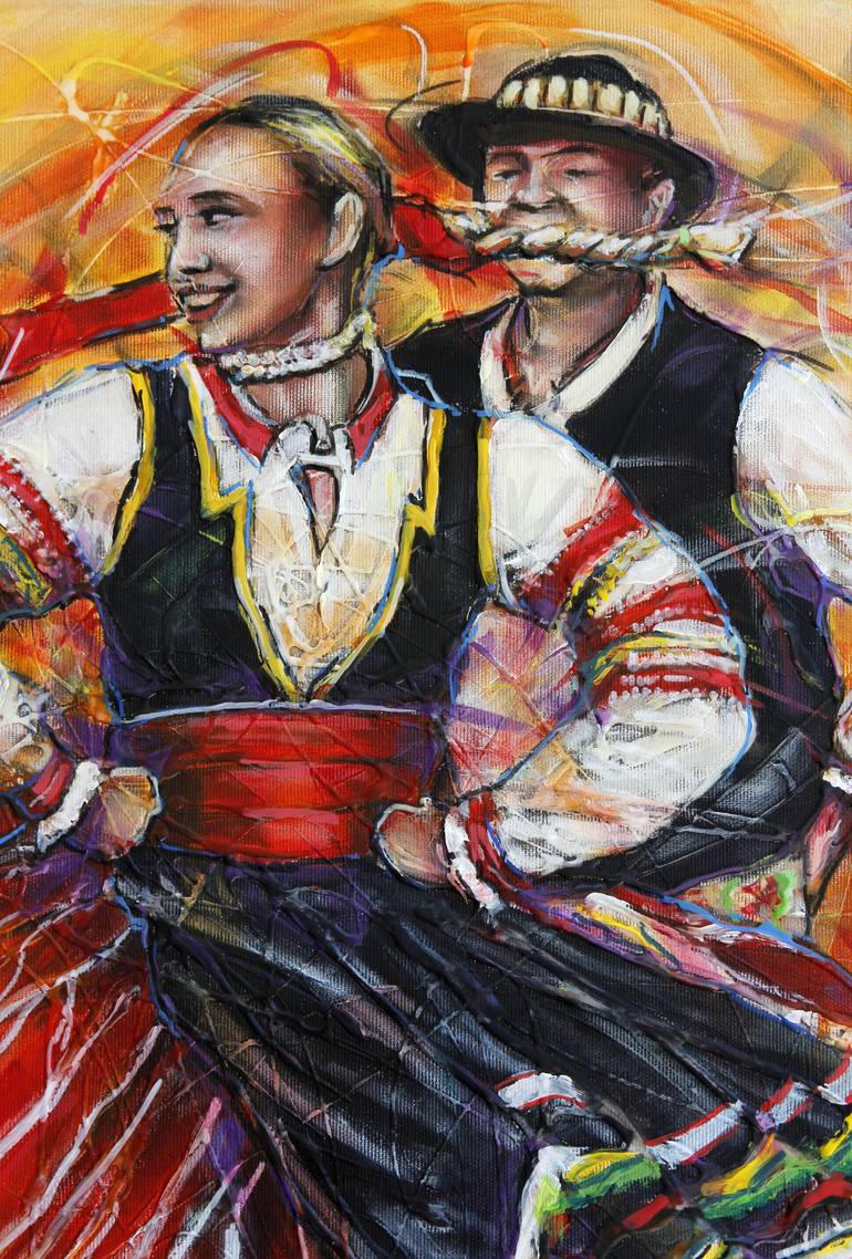 Original Contemporary People Painting by Lubomir Korenko