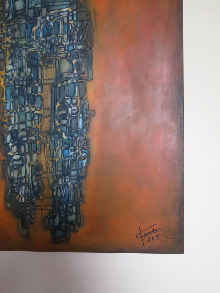 Original Abstract Painting by Lubomir Korenko