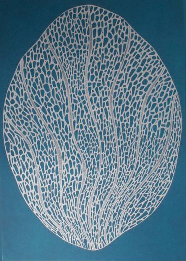 Original Abstract Nature Printmaking by Beatriz Valiente