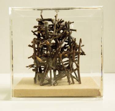 Original Abstract Nature Sculpture by Beatriz Valiente