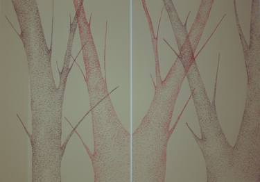 Original Abstract Nature Drawings by Beatriz Valiente