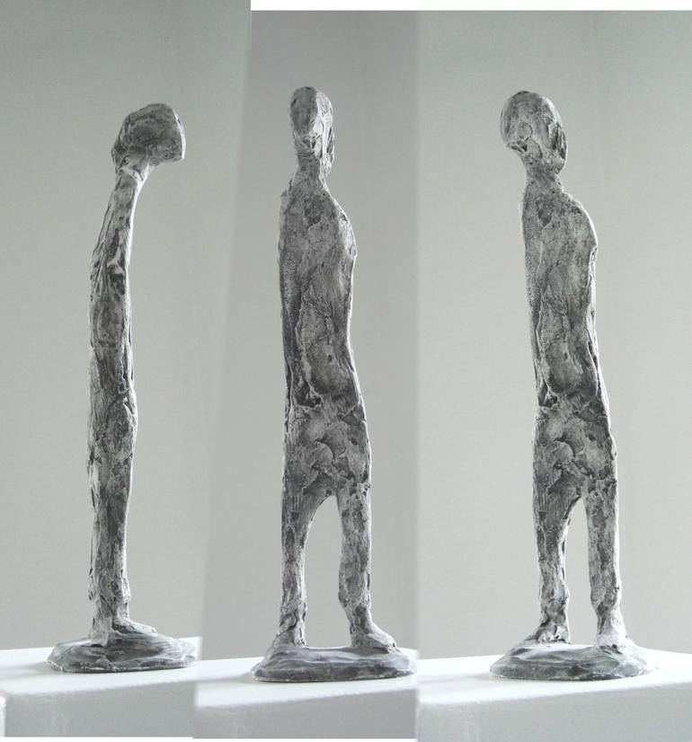 Original Men Sculpture by Marianne Roetzel