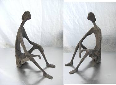 Original Figurative Men Sculpture by Marianne Roetzel