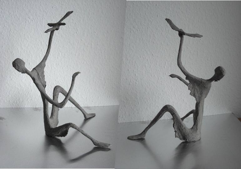 Original Figurative Women Sculpture by Marianne Roetzel