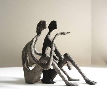 Original Men Sculpture by Marianne Roetzel