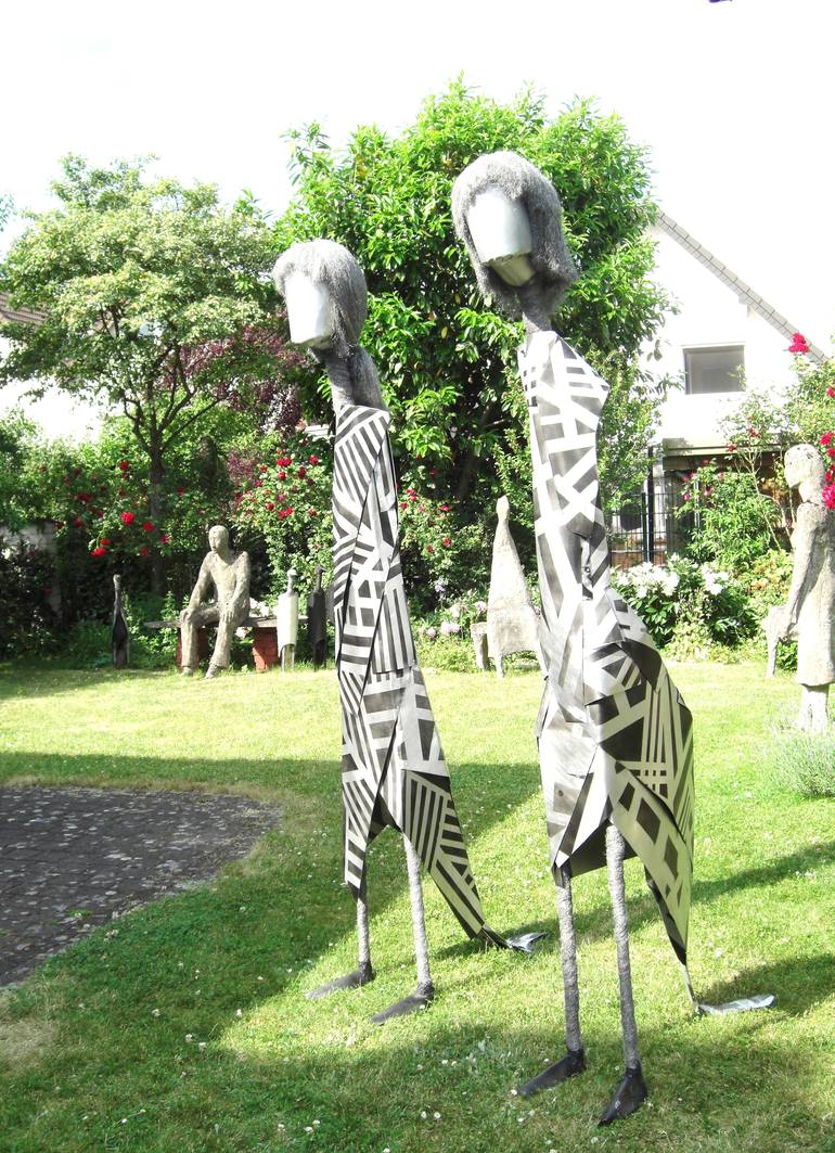 Original Men Sculpture by Marianne Roetzel