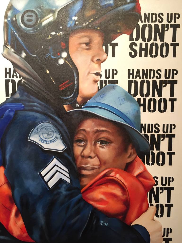 Original Contemporary People Painting by Sabrina Rocca