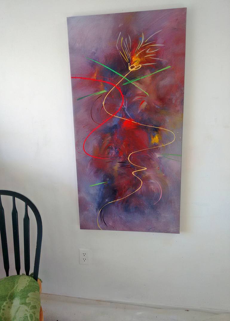 Original Abstract Painting by Gillian Redwood