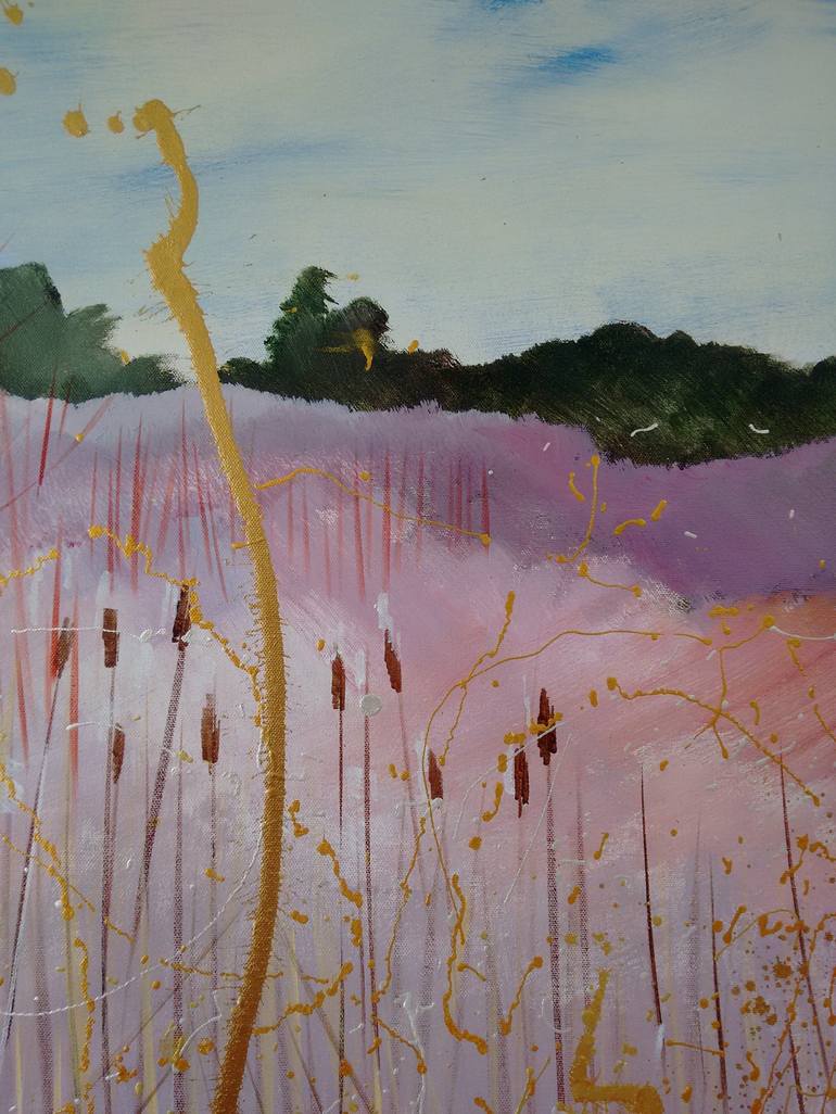 Original Expressionism Landscape Painting by Gillian Redwood