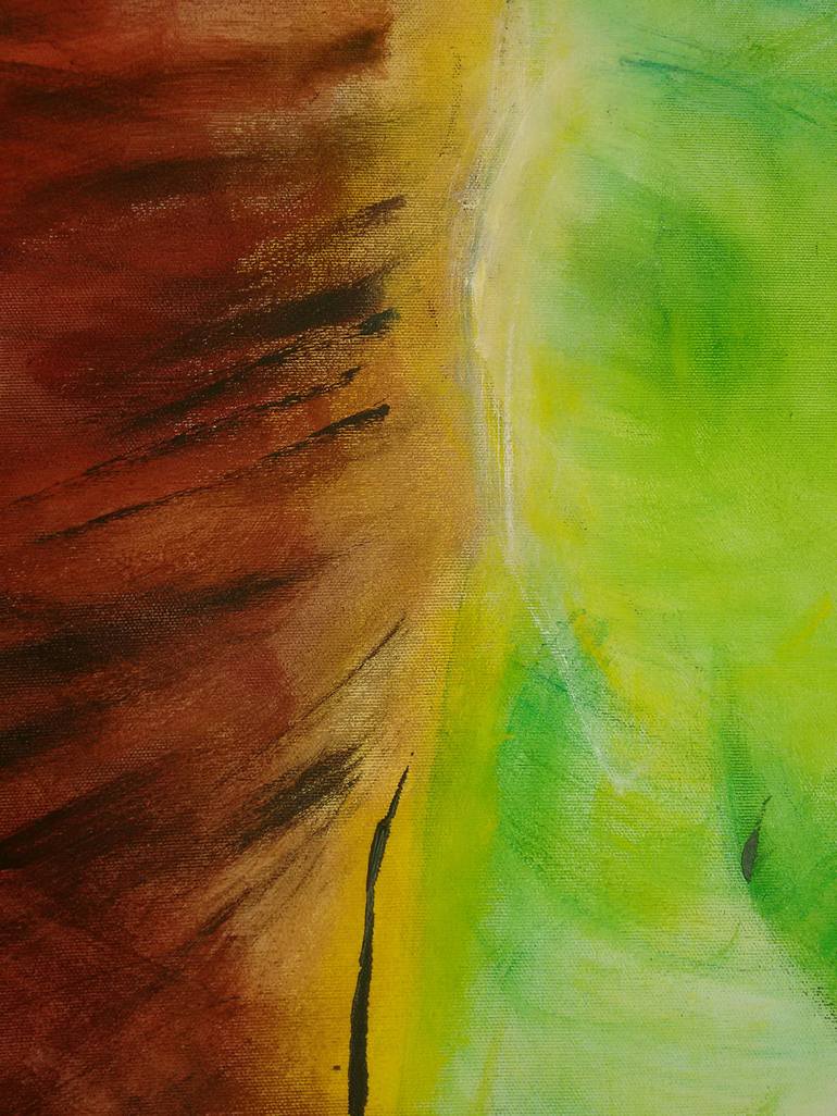 Original Abstract Expressionism Nude Painting by Gillian Redwood