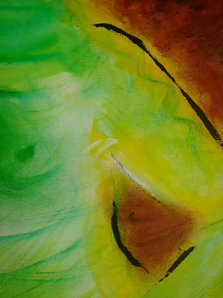 Original Abstract Expressionism Nude Painting by Gillian Redwood