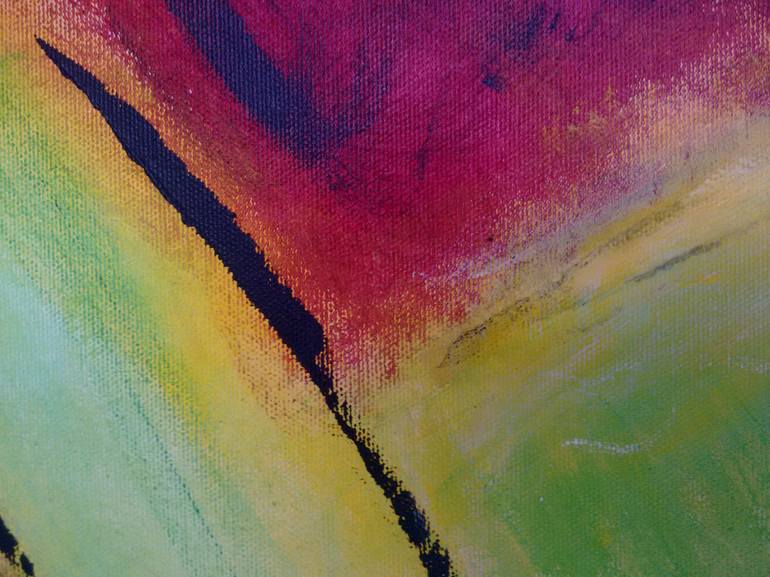Original Abstract Expressionism Nude Painting by Gillian Redwood