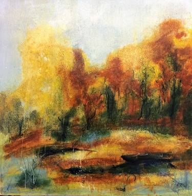 Print of Abstract Landscape Paintings by Cecilia Virlombier