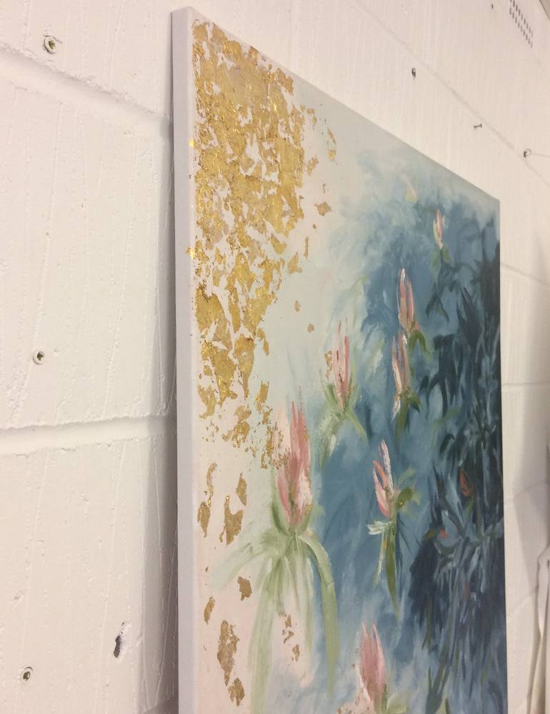 Original Floral Painting by Cecilia Virlombier
