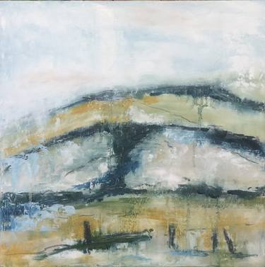 Original Abstract Landscape Painting by Cecilia Virlombier