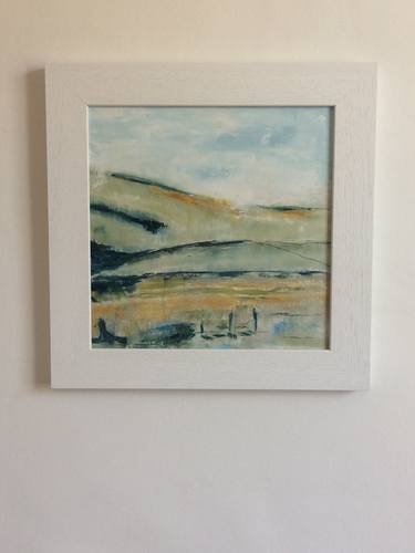 Original Abstract Landscape Painting by Cecilia Virlombier