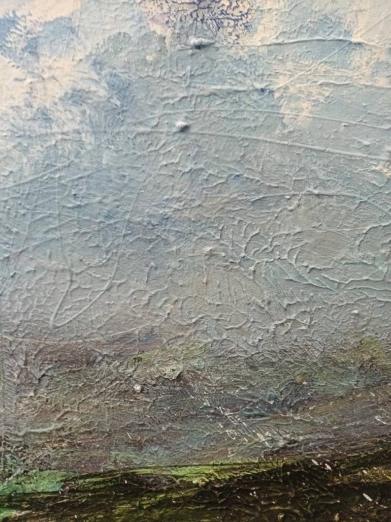 Original Abstract Expressionism Landscape Painting by W Van De Wege