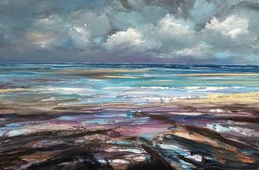 Original Beach Paintings by W Van de Wege