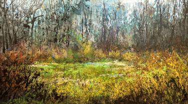 Original Abstract Expressionism Nature Paintings by W Van De Wege