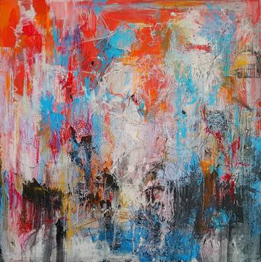Original Abstract Expressionism Abstract Paintings by W Van de Wege