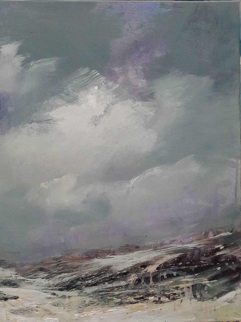 Original Expressionism Landscape Painting by W Van De Wege
