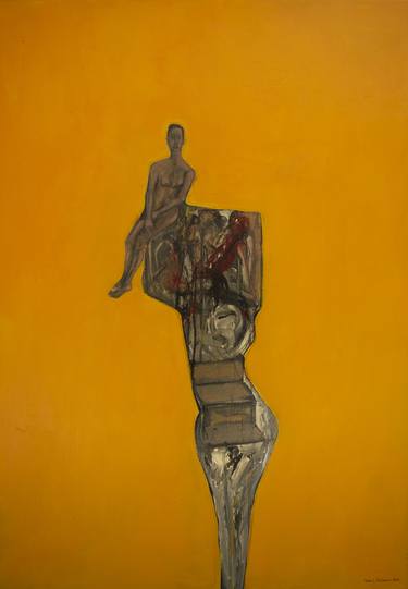 Original Expressionism Nude Paintings by Semtov Simi Gatenio