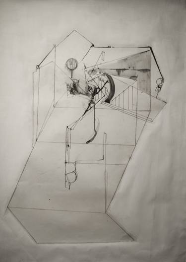 Print of Abstract Architecture Drawings by Semtov Simi Gatenio