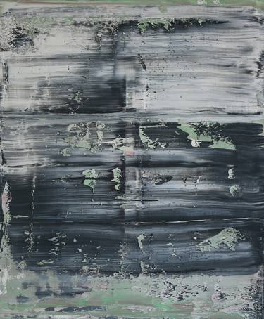 Saatchi Art Artist Harry Moody; Painting, “abstract grey/green # 144” #art