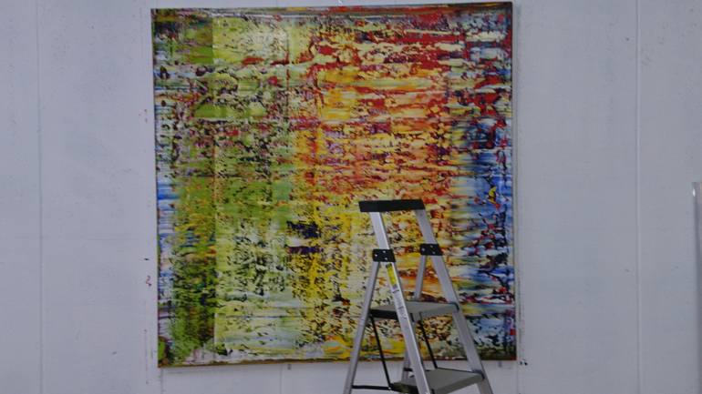 Original Abstract Expressionism Abstract Painting by Harry Moody