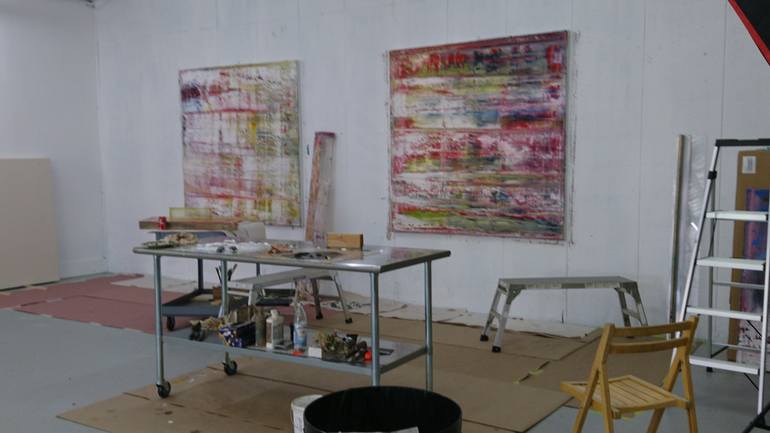 Original Abstract Expressionism Abstract Painting by Harry Moody