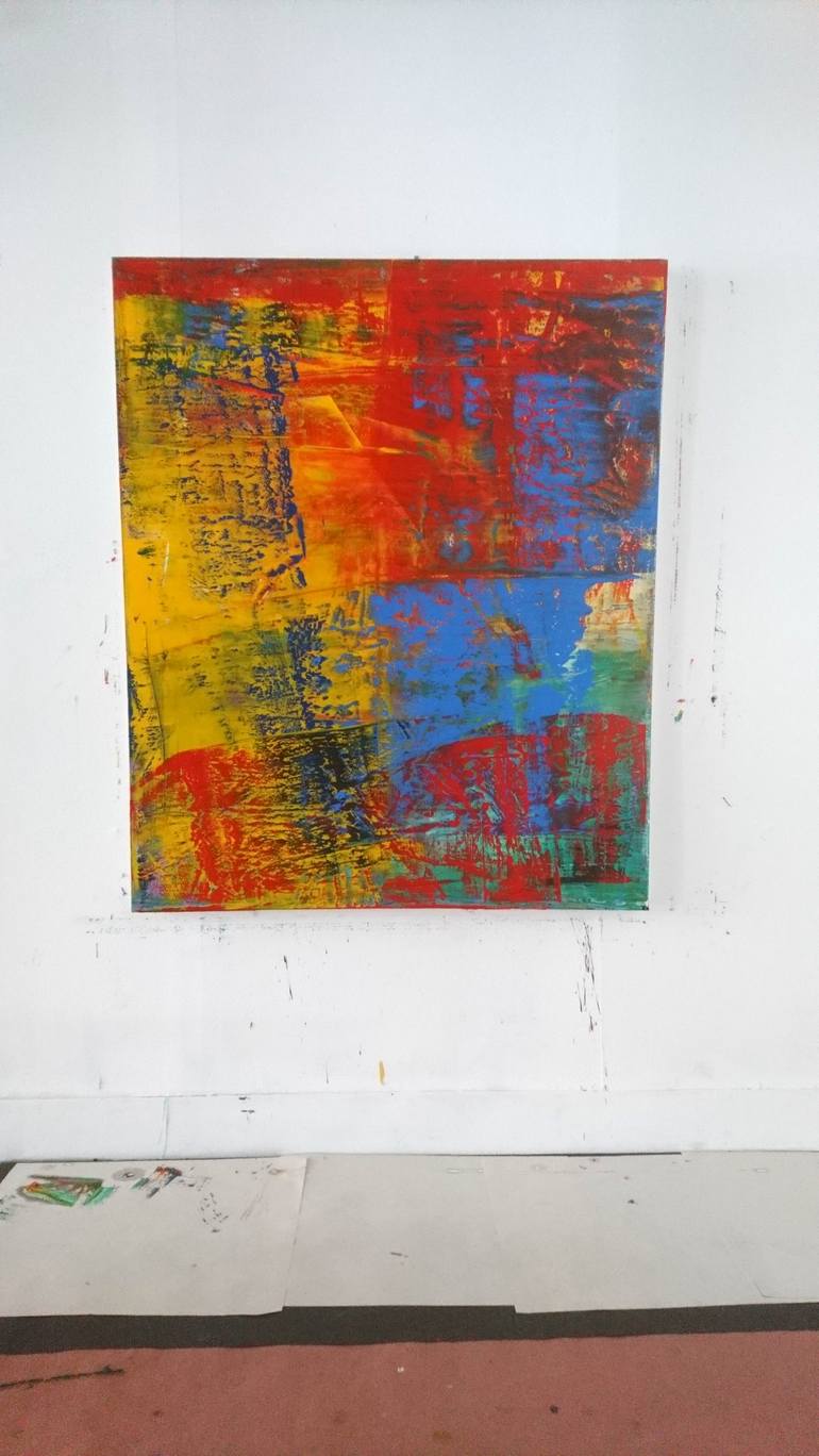 Original Abstract Expressionism Abstract Painting by Harry Moody