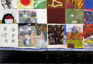 Original Abstract Love Collage by Arthur Kunz