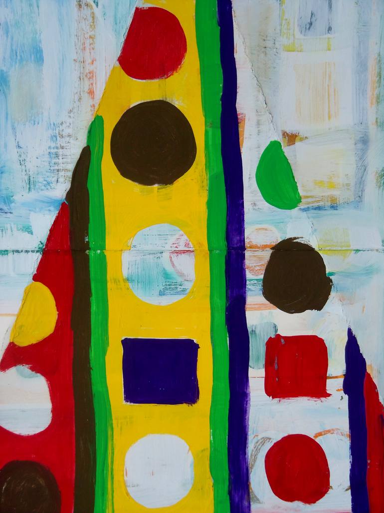 Original Abstract Landscape Painting by Arthur Kunz