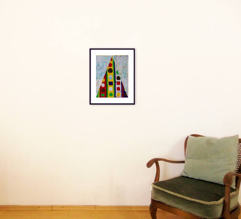 Original Abstract Landscape Painting by Arthur Kunz