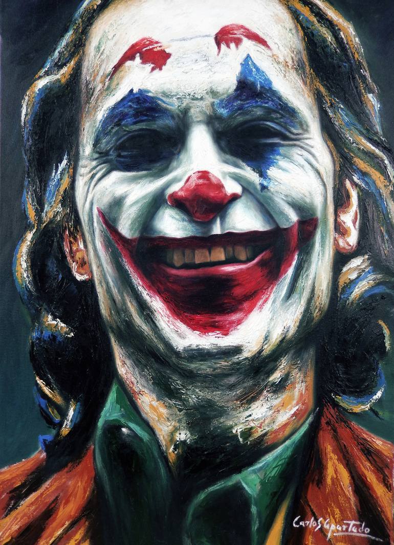 Joker Painting by Carlos Apartado | Saatchi Art
