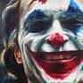 Joker. Oil on canvas. Detail.