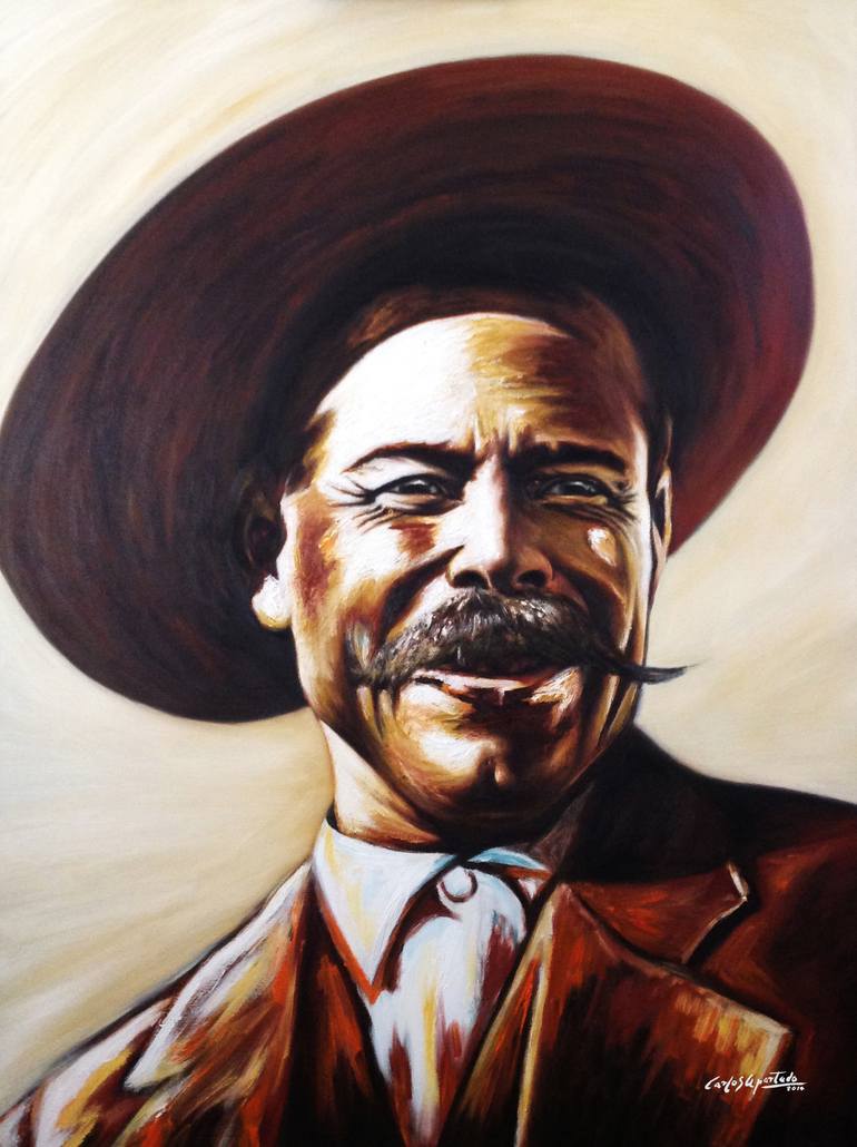 Pancho Villa Painting by Carlos Apartado Saatchi Art