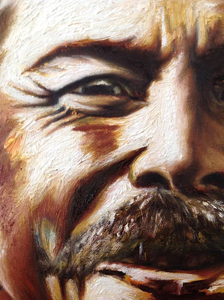 Original Figurative People Painting by Carlos Apartado