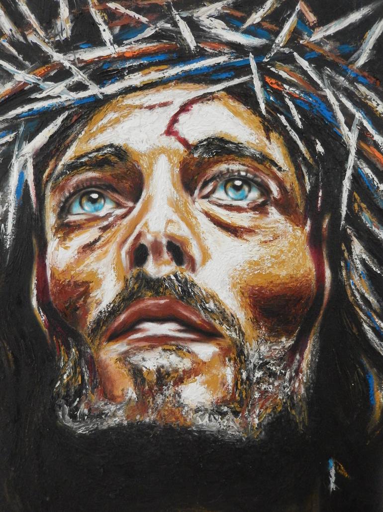 Original Portraiture People Painting by Carlos Apartado