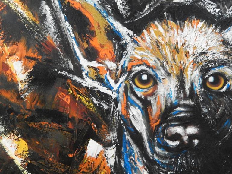 Original Dogs Painting by Carlos Apartado