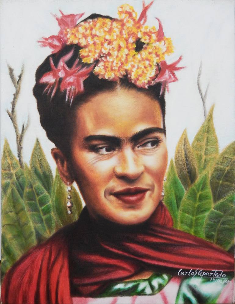 Frida Kahlo Painting by Carlos Apartado | Saatchi Art