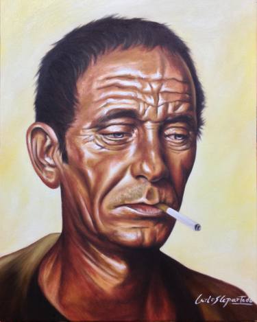 Original Figurative Portrait Paintings by Carlos Apartado