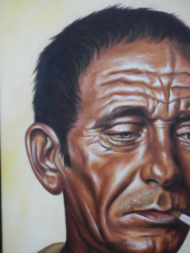 Original Figurative Portrait Painting by Carlos Apartado