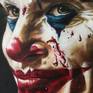 paint portrait portraiture realism Pop art figurative art joker modern oil