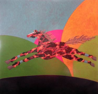 SOLD - Indian Paint Horse thumb