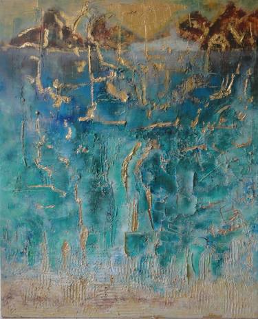 Original Abstract Landscape Paintings by Maria Gabriela Abdala