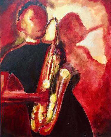 Print of Figurative Music Paintings by Alison Baptiste