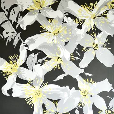 Original Minimalism Floral Paintings by Susan Porter